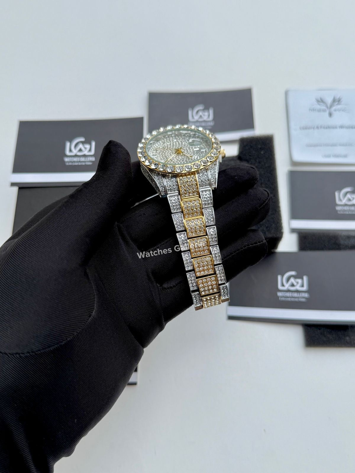 Miss Fox Iced Out Royal Oak (Two Tone) MFV332 Watches Galleria