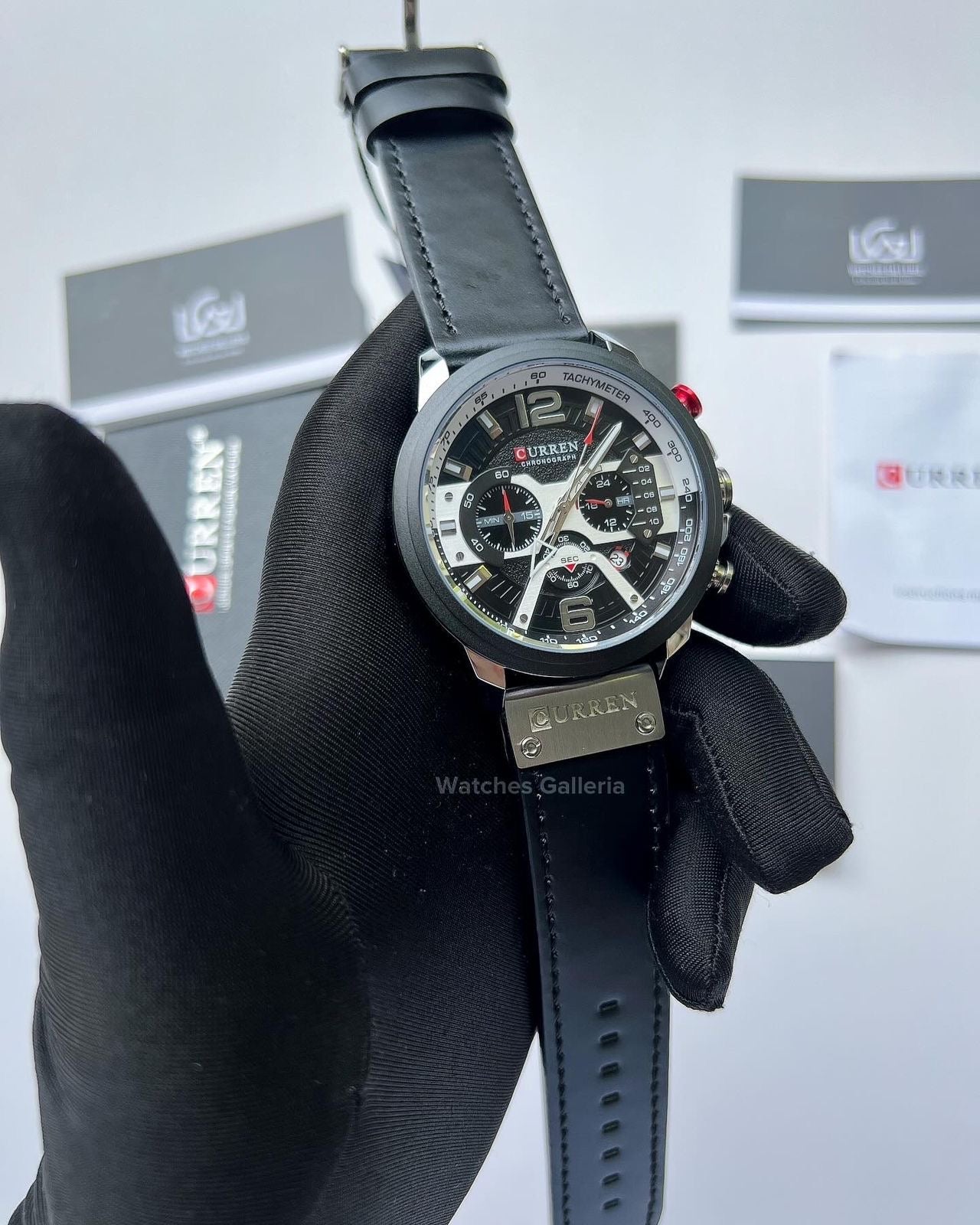 Curren Chronograph (Black) C8329 Watches Galleria