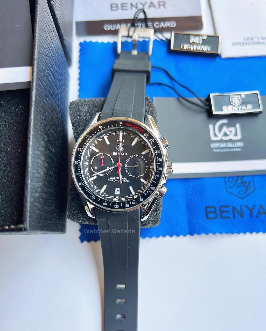 Benyar Black Bay Chronograph Quartz (Black) BY5194