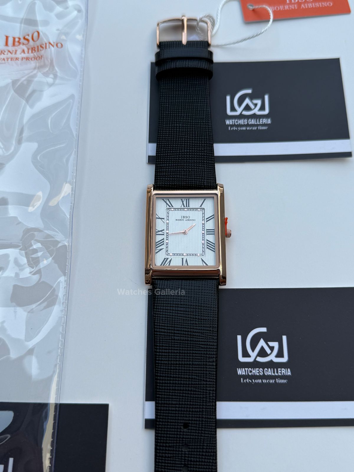 IBSO Tank Watch Quartz (White) IBSO2232 Watches Galleria