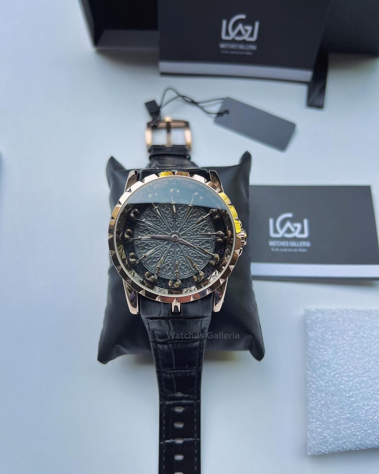 Onola Round Table Watch Quartz (Rose Gold) ONL12RT Watches Galleria