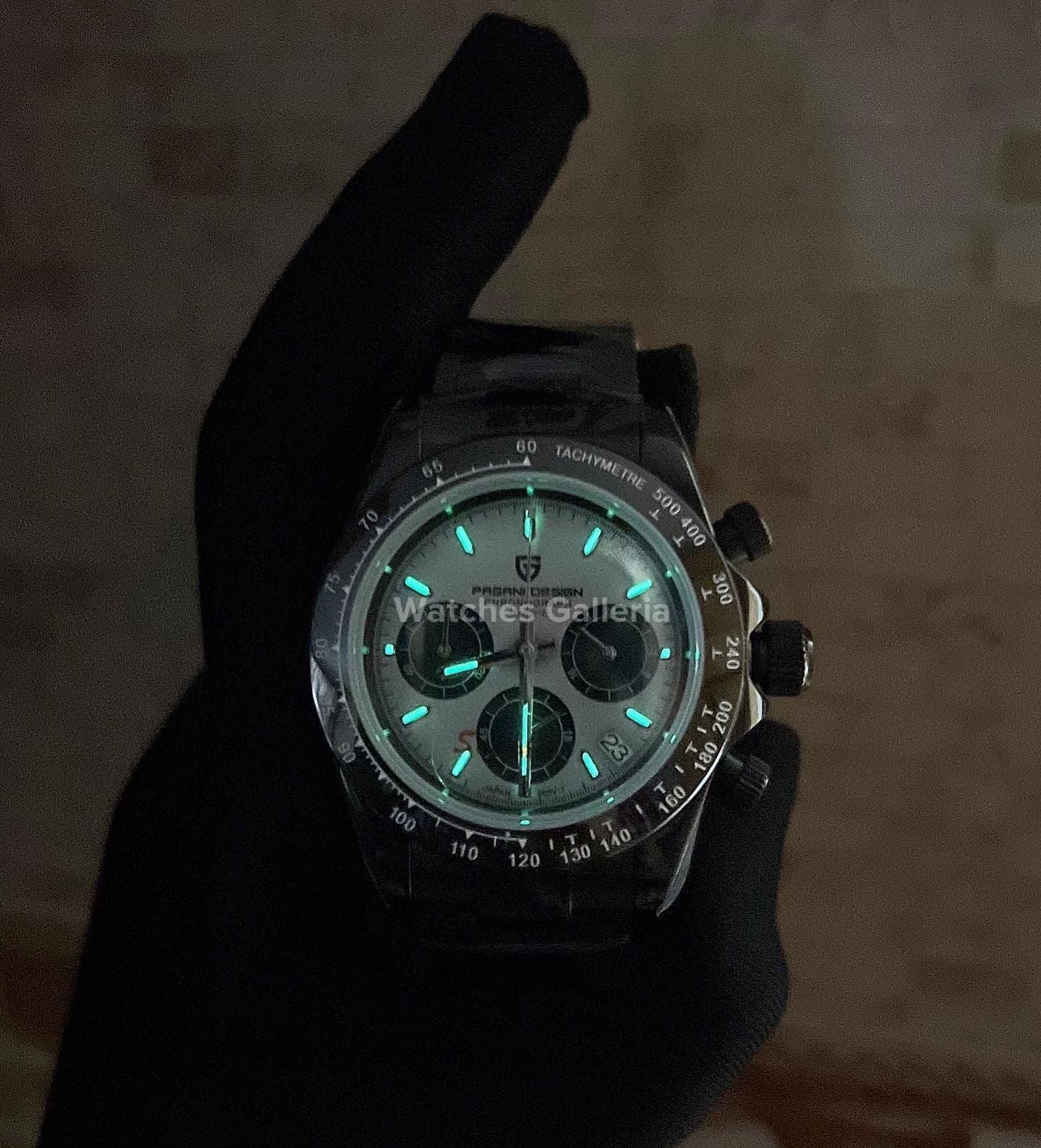 Pagani Design Daytona Quartz Special Edition (Black/Silver) PD1644