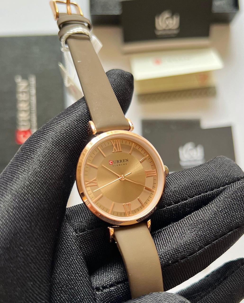 Curren Ladies Watch (Light Brown) C9079