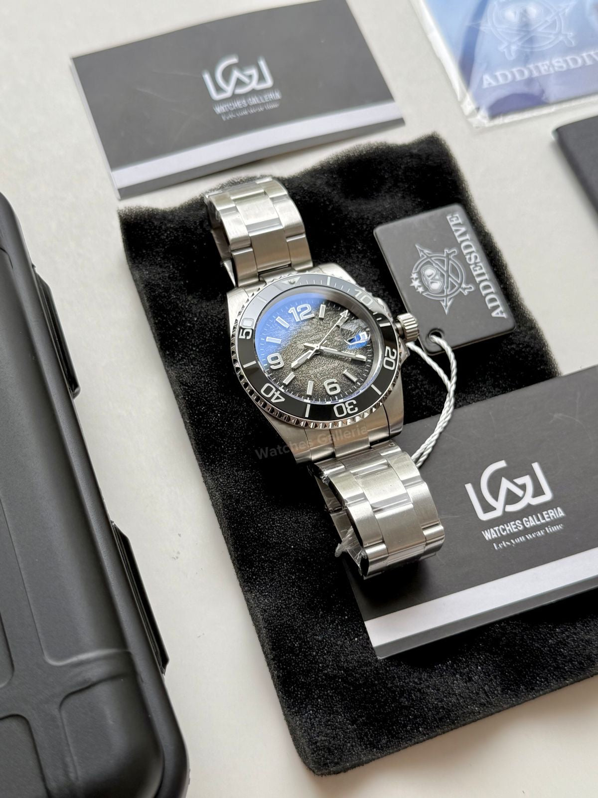 Addiesdive Submariner Gradient Quartz (Grey) AD2513 Watches Galleria Š Copyrights All Right Reserved