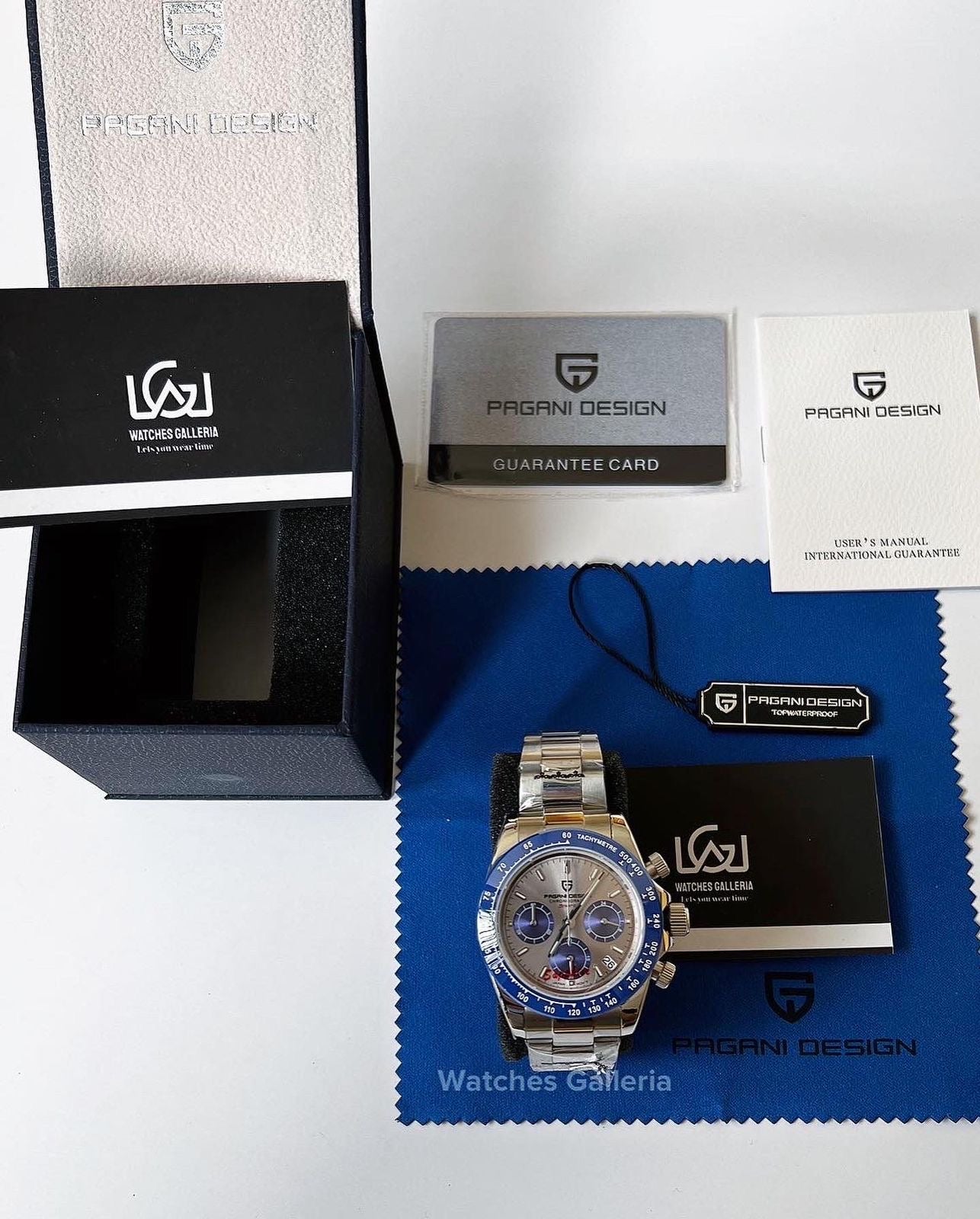 Pagani Design Daytona Quartz (Blue) PD1644