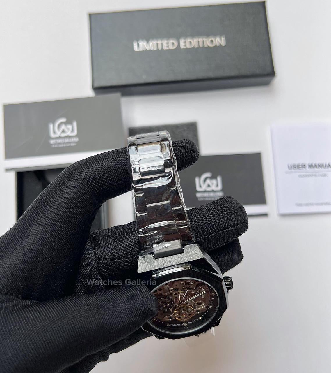 Forsining Royal Oak Skeleton Automatic (Black) TM375G