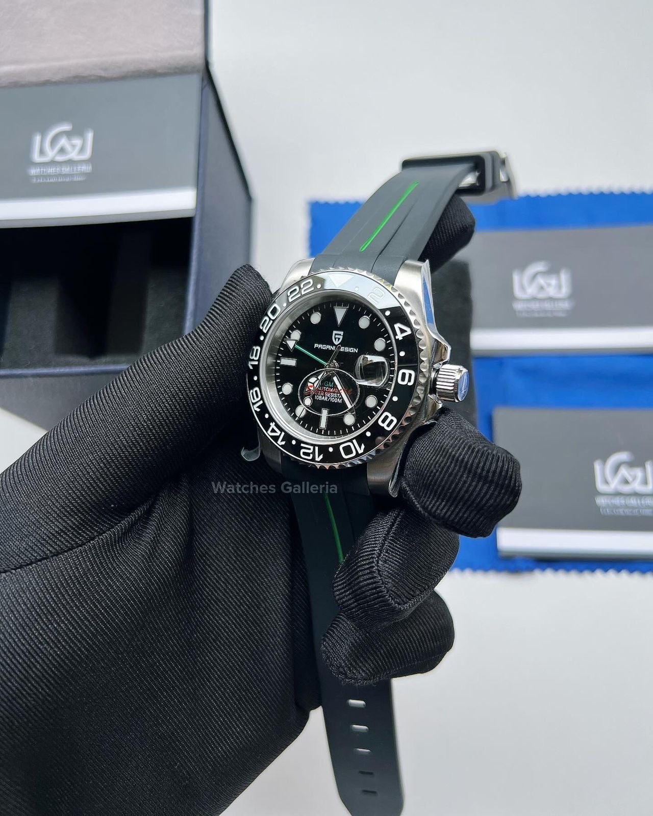 Pagani Design GMT Master Automatic (All Black) PD1662