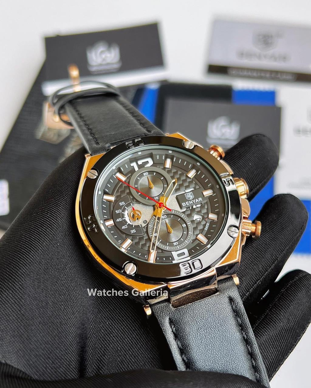 Benyar Chronograph Quartz (Black Gold) BY5151