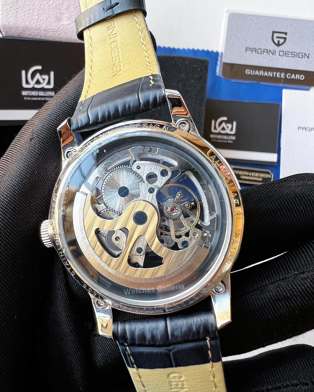 Pagani Design Skeleton Automatic (Blue) PD1638