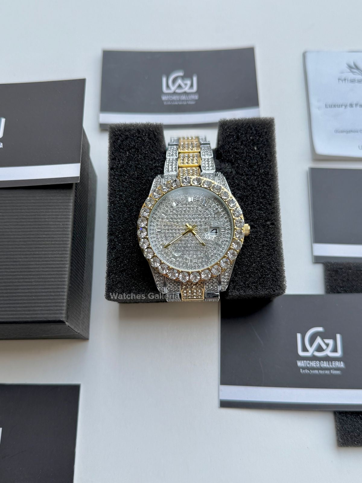 Miss Fox Iced Out Royal Oak (Two Tone) MFV332 Watches Galleria