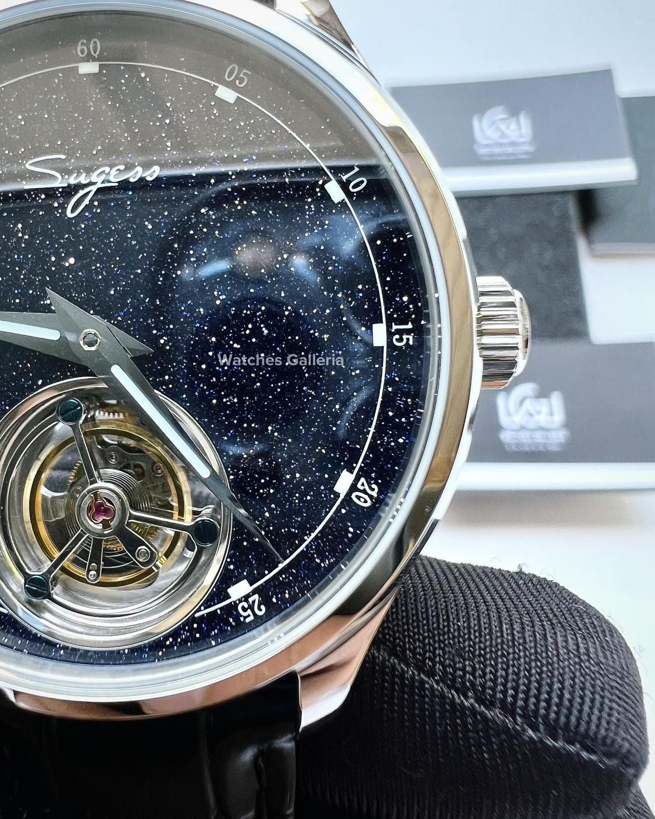 Suguess Tourbillon Master Automatic (Black) SU8230STRF Watches Galleria