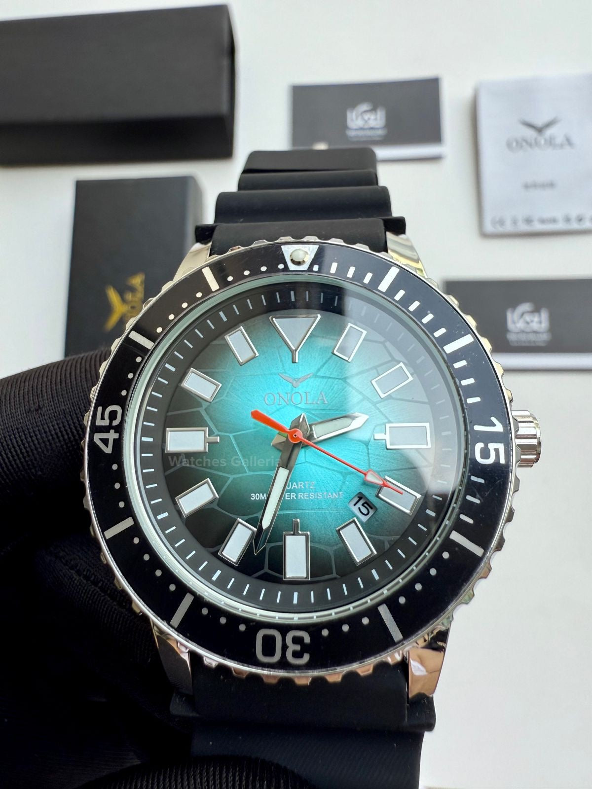 Onola Sports Diving Style Quartz (Blue Gradient) ON3850 Watches Galleria