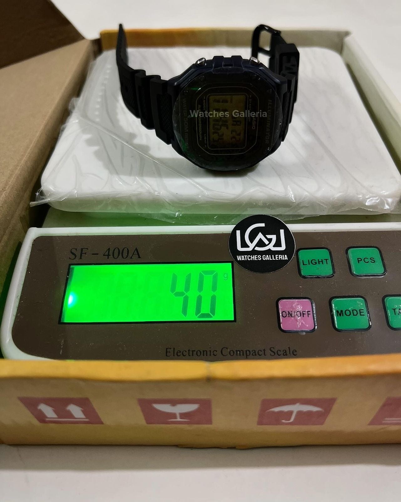 Casio Sports Digital Watch (Black Blue Limited Edition) W218H Watches Galleria