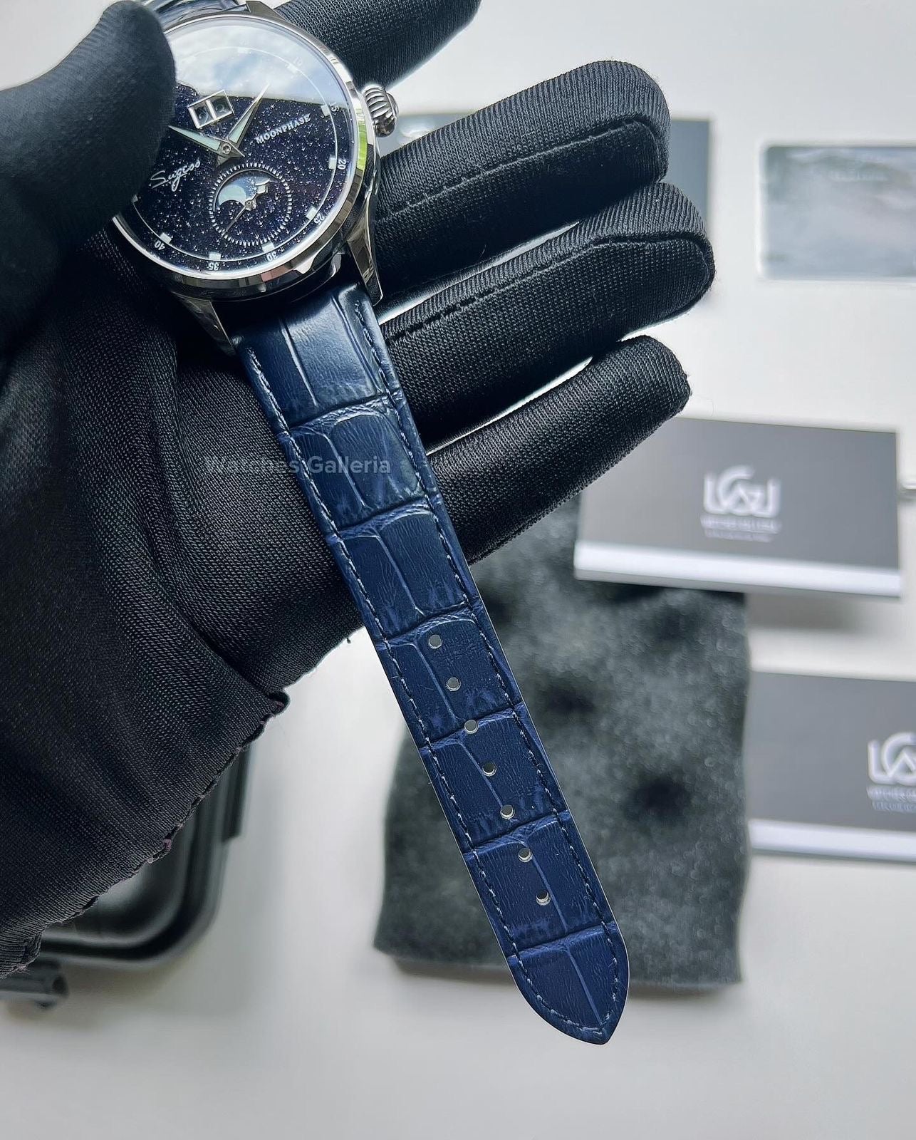 Sugess Moonphase Automatic (Blue) S401B Watches Galleria