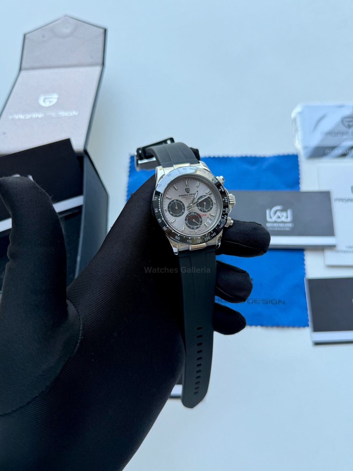 Pagani Design Daytona Quartz (Silver) PD1664