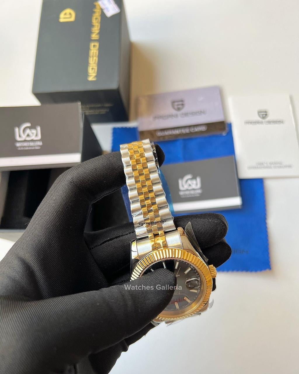 Pagani Design DateJust Automatic (Gold/Black) PD1645
