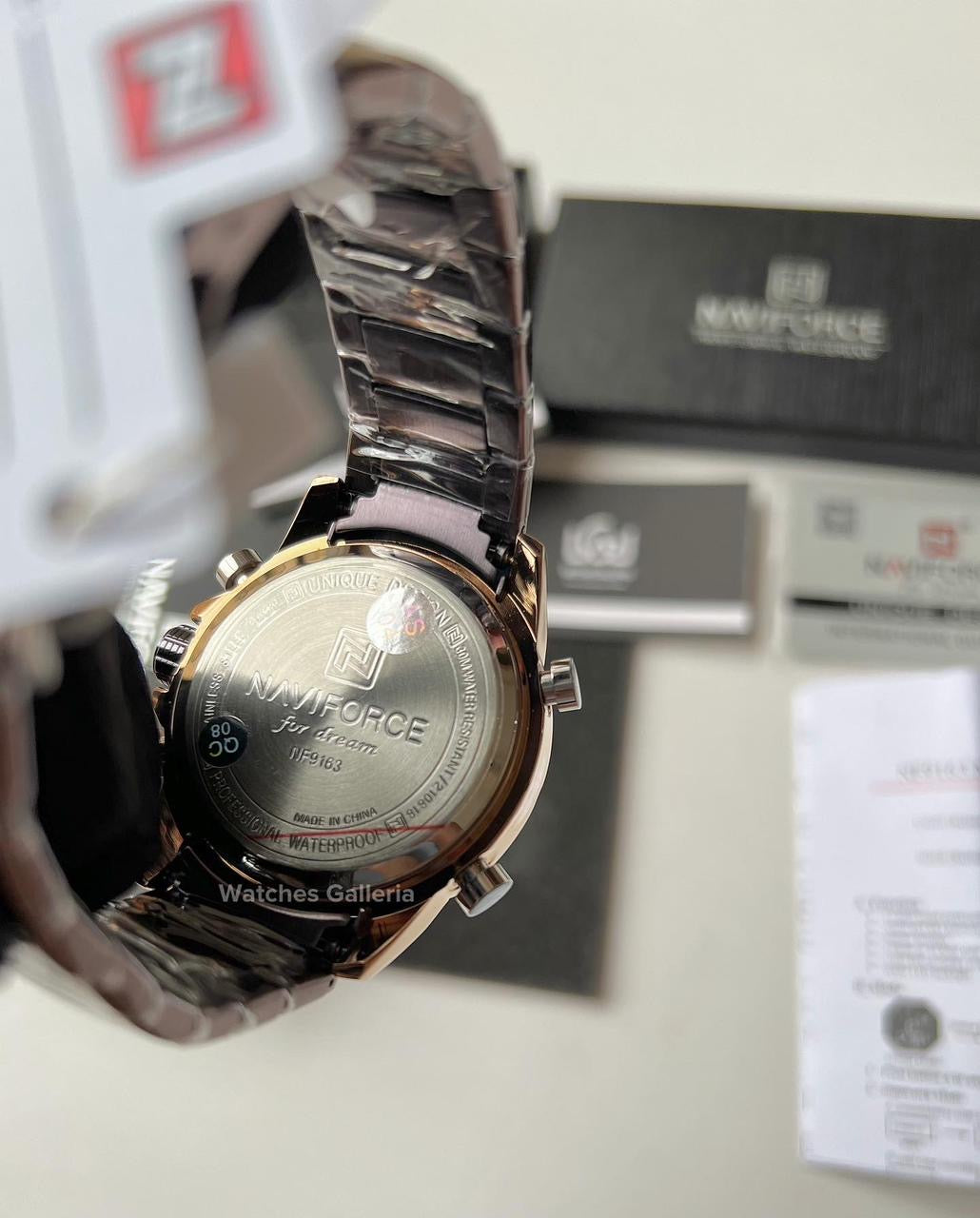 Naviforce Dual Display Quartz Watch (Brown) NF9163