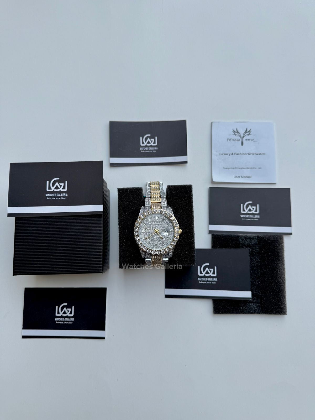 Miss Fox Iced Out Royal Oak (Two Tone) MFV332 Watches Galleria