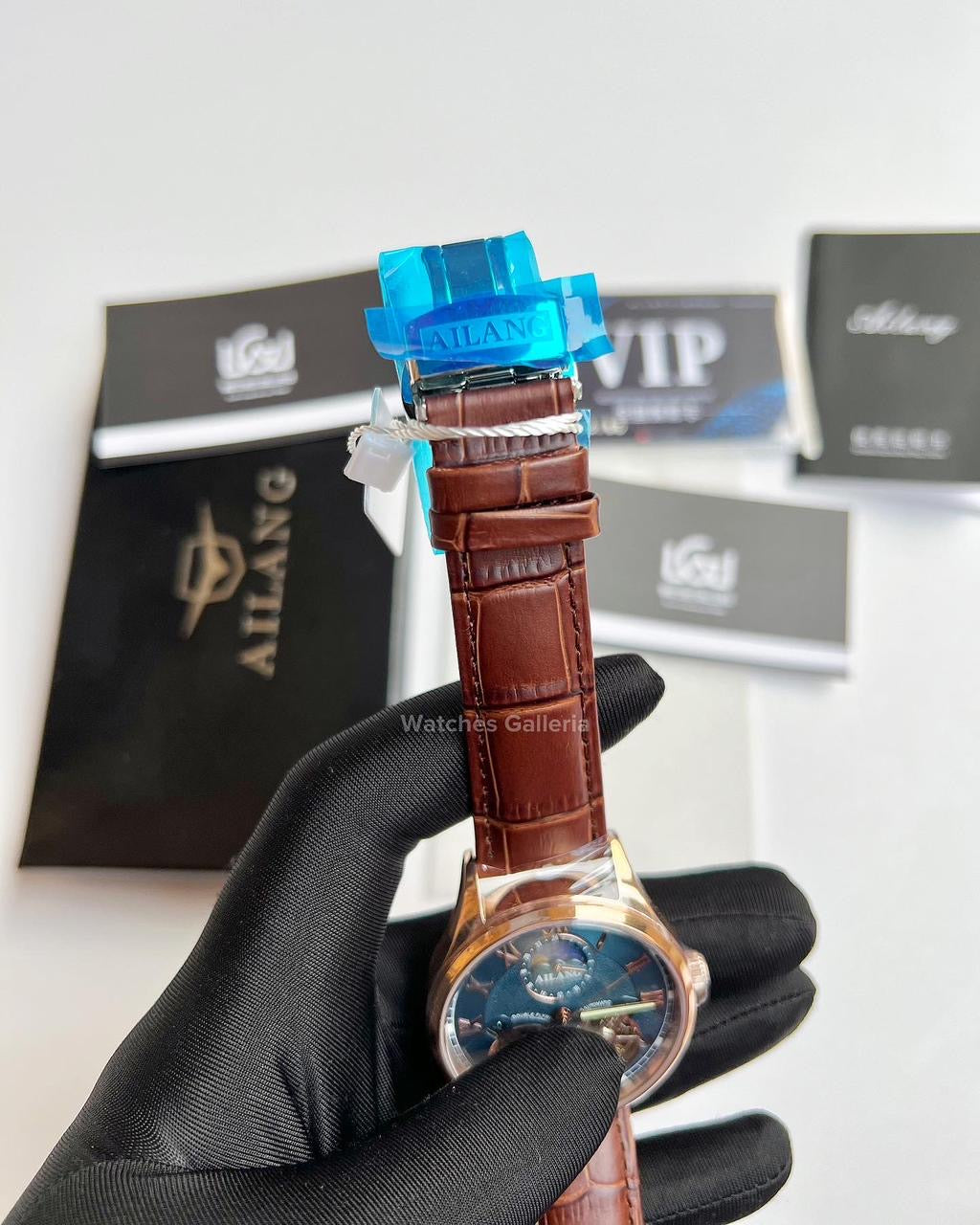 Ailang Double Flywheel Automatic (Brown/Blue) AL8822