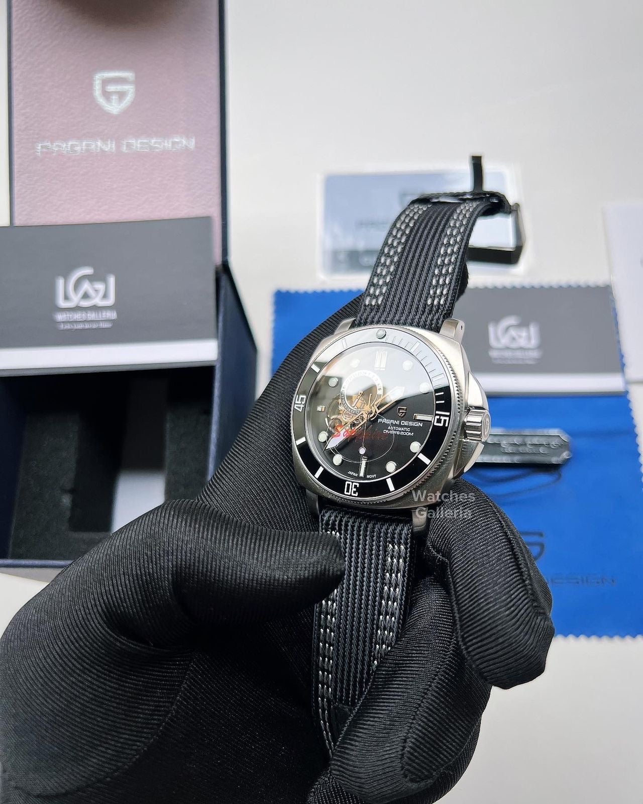 Pagani Design Submersible Black Dial PD1736