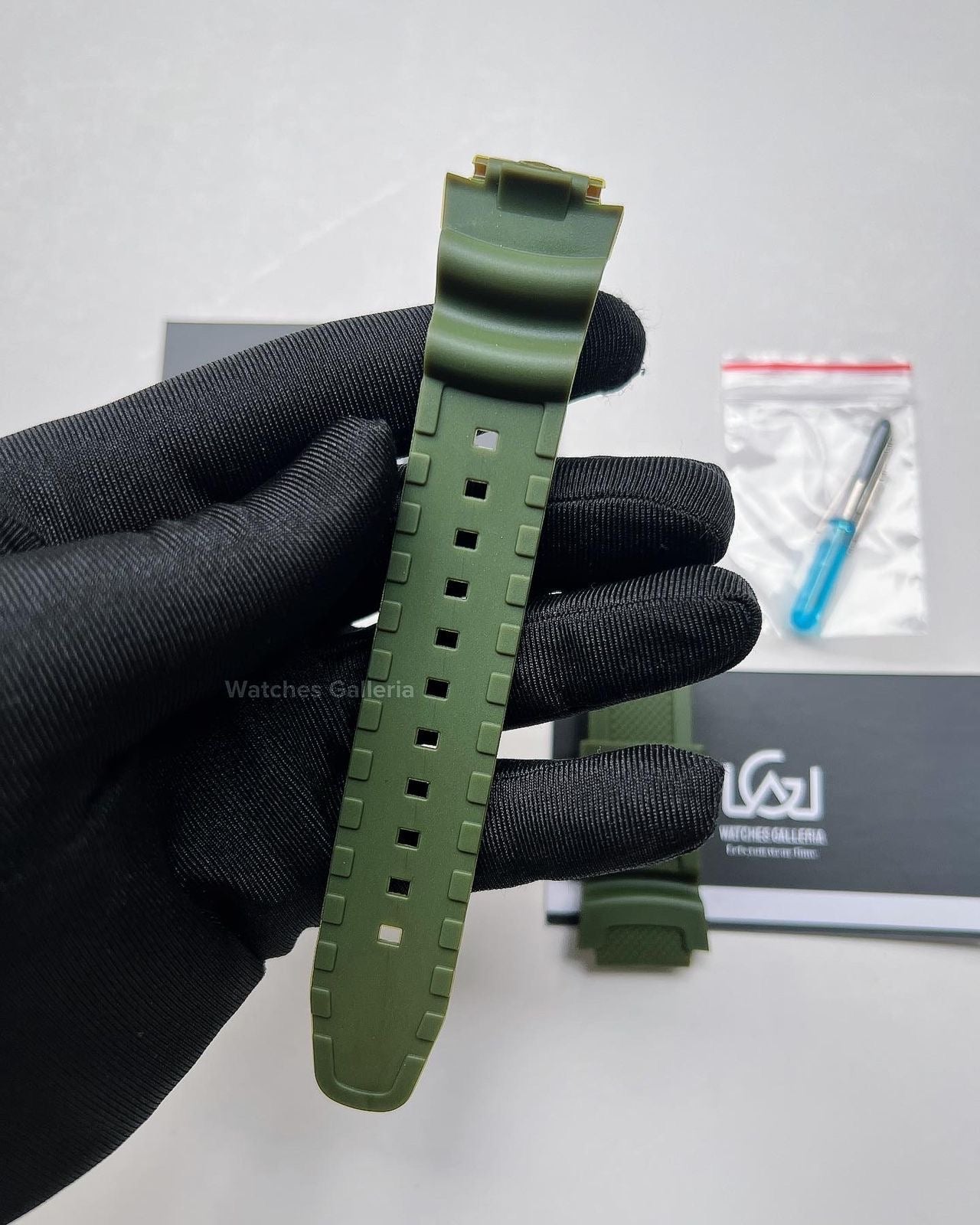 Silicon Straps (Green) For Casio W218H | F108 | AE1100 | AE1200 | SGW300 | MRW200