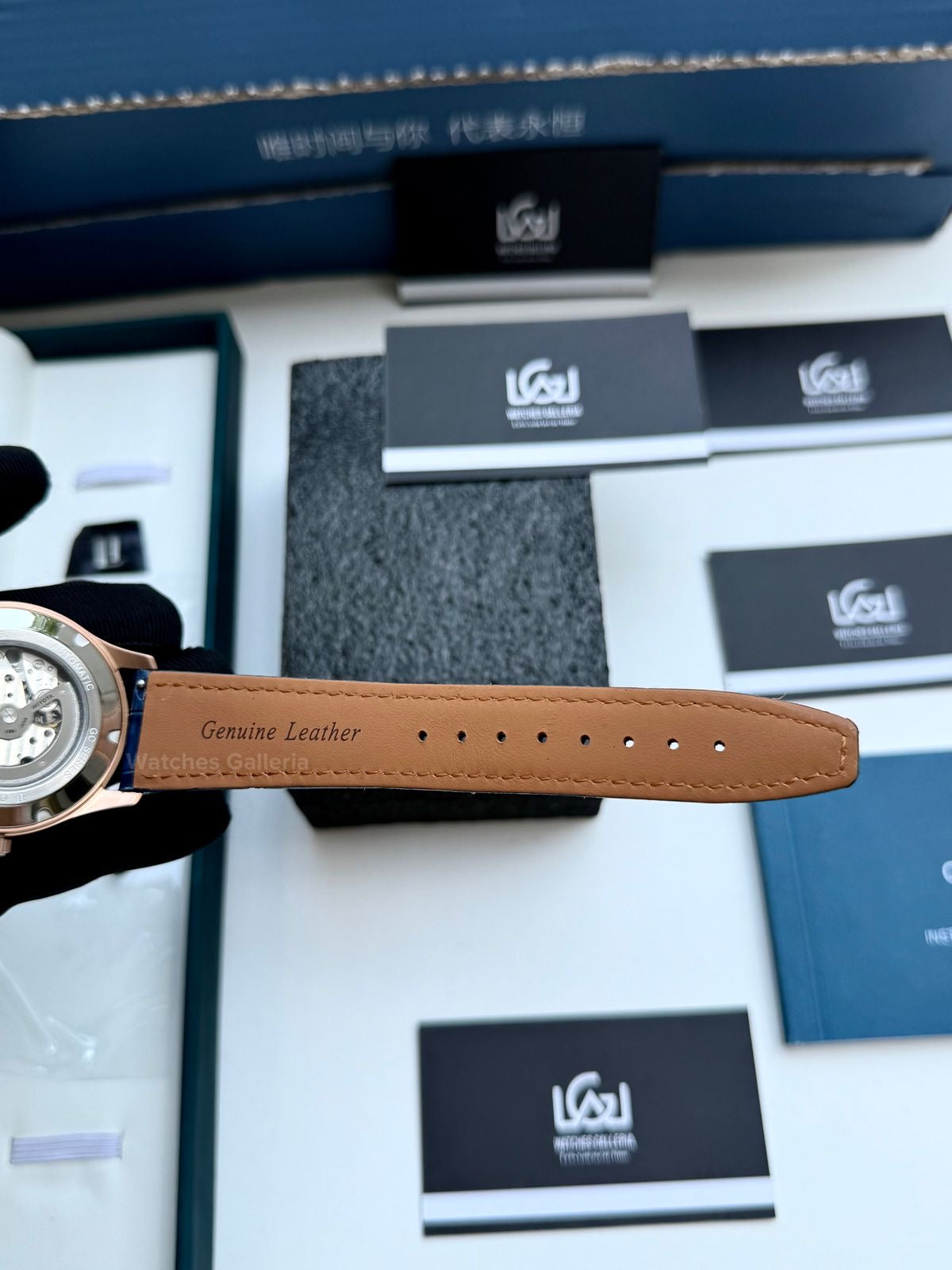Oblvlo Grand Complications Calestial Autmatic (Blue Gold) oblvloGC Watches Galleria