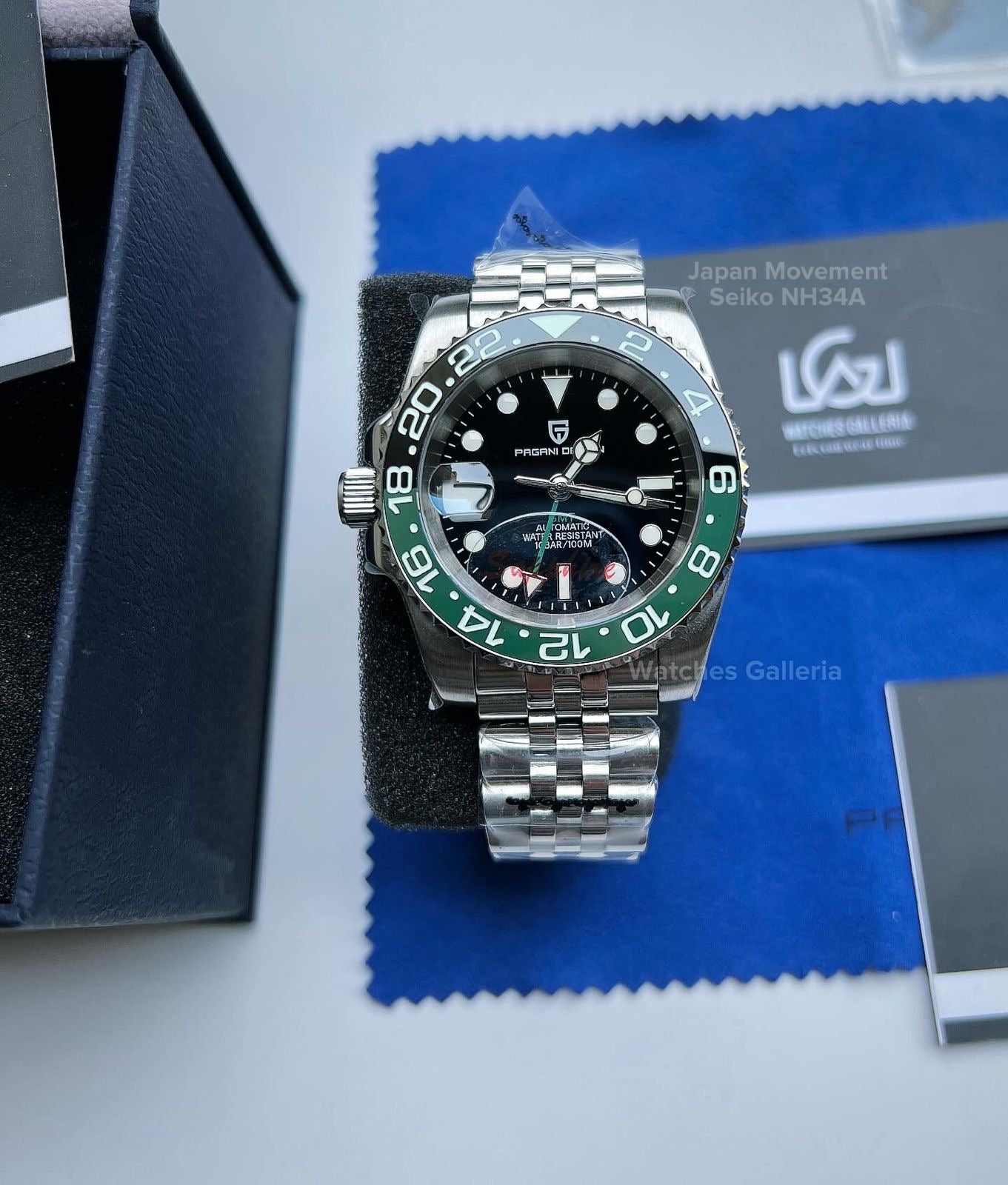Pagani Design GMT Master I Automatic Seiko NH34A (Sprite) PD1662A
