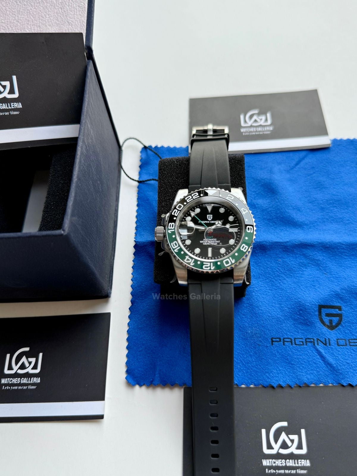 Pagani Design GMT Master I Sprite Automatic(Silicon Exclusive) PD1662 Watches Galleria