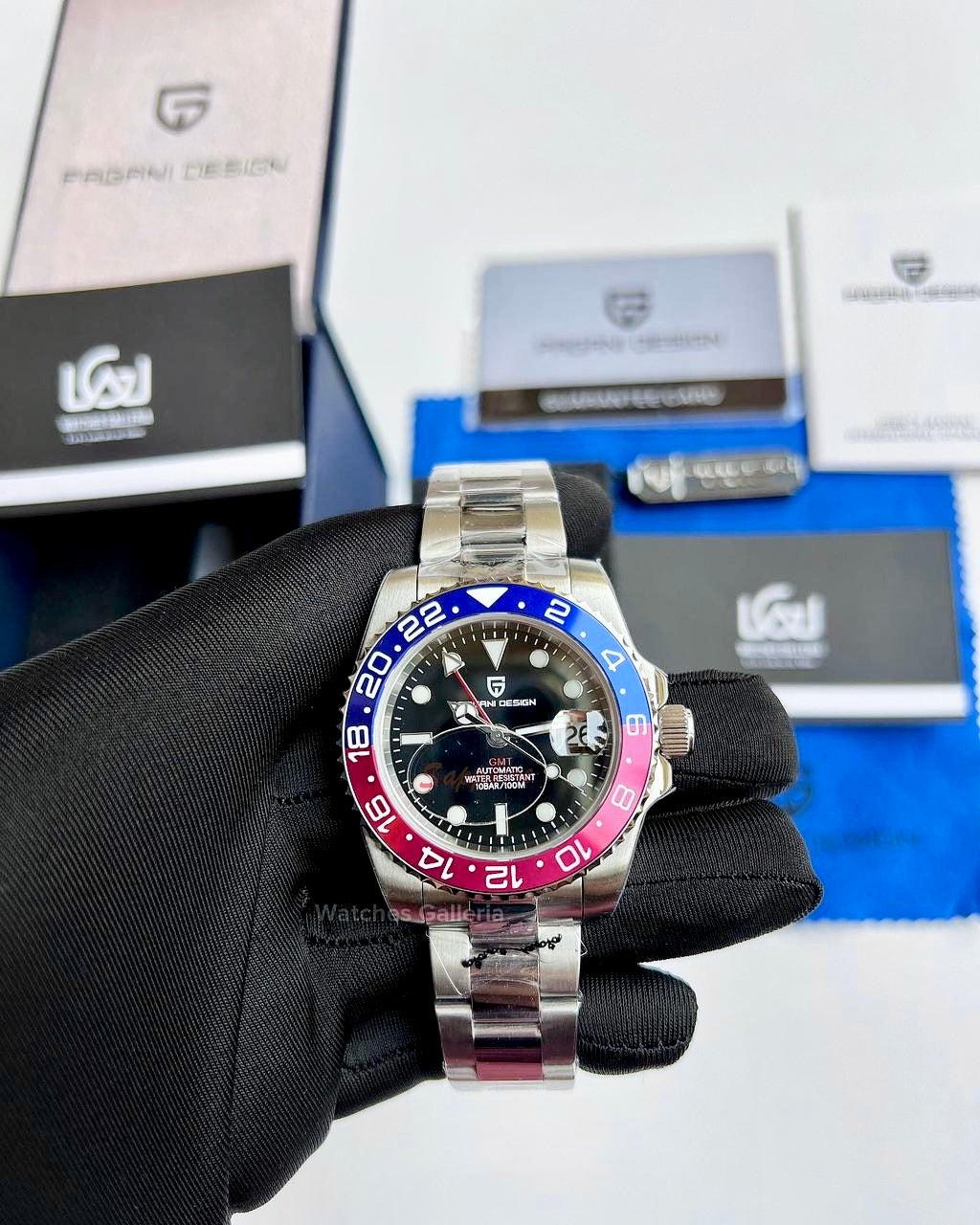 Pagani Design GMT Master Automatic (Pepsi) PD1662