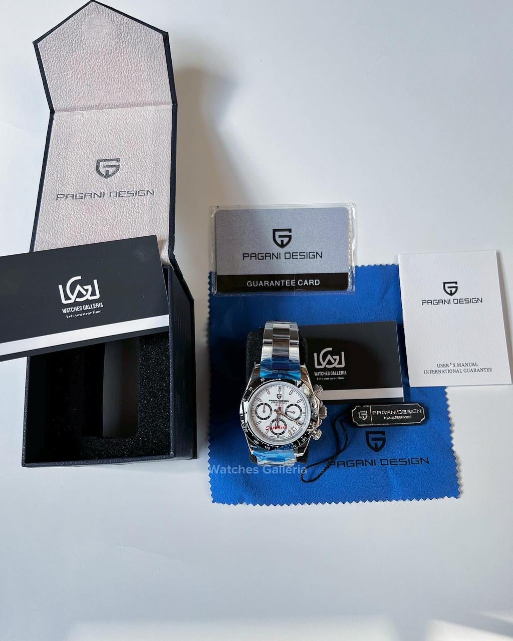 Pagani Design Daytona Quartz (White) PD1644