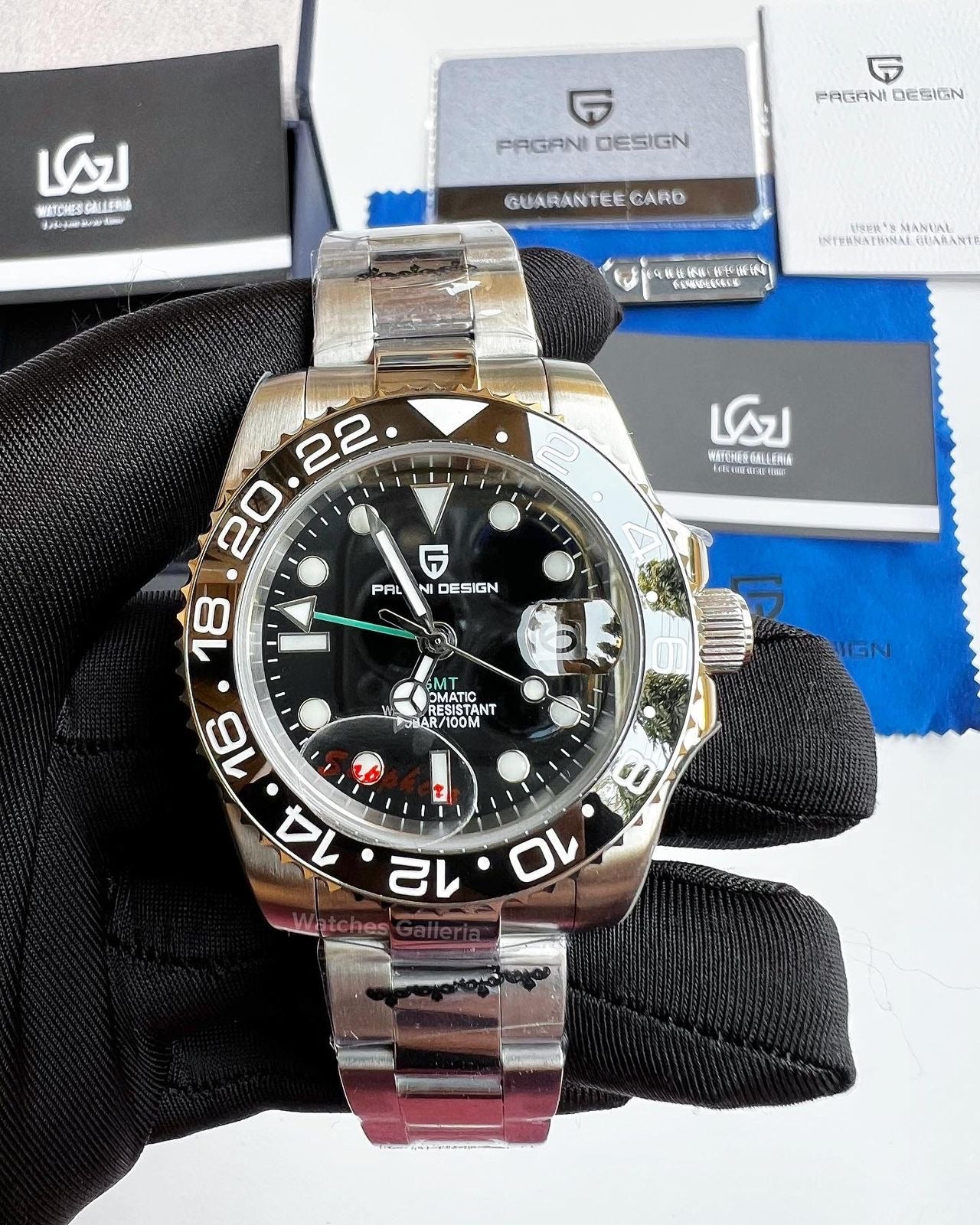Pagani Design GMT Master Automatic (Black) PD1662