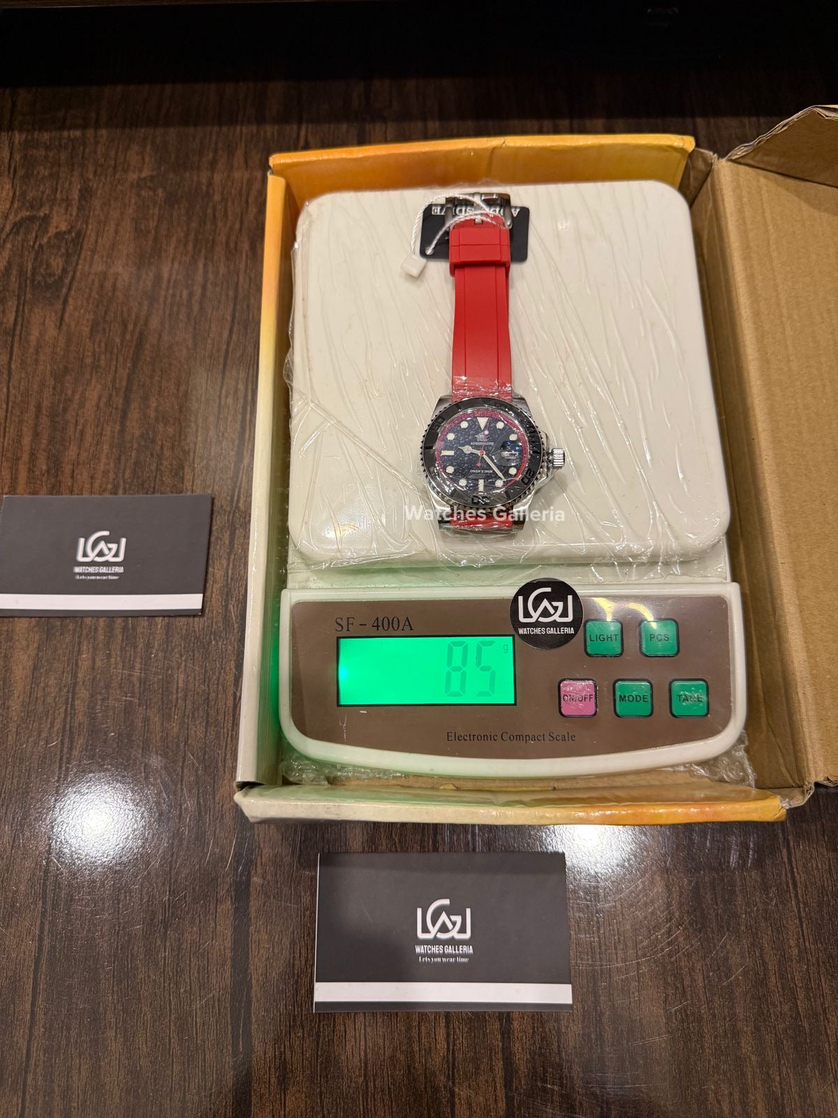 Addiesdive Yachtmaster Quartz (Red) AD2040 Watches Galleria