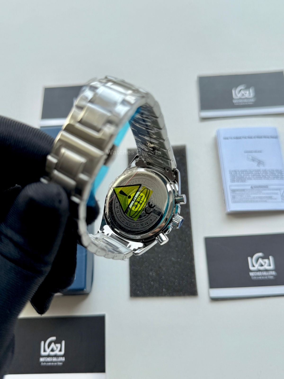 Lige Speedmaster Quartz (White/Black) Lige89137 Watches Galleria © Copyrights All Right Reserved
