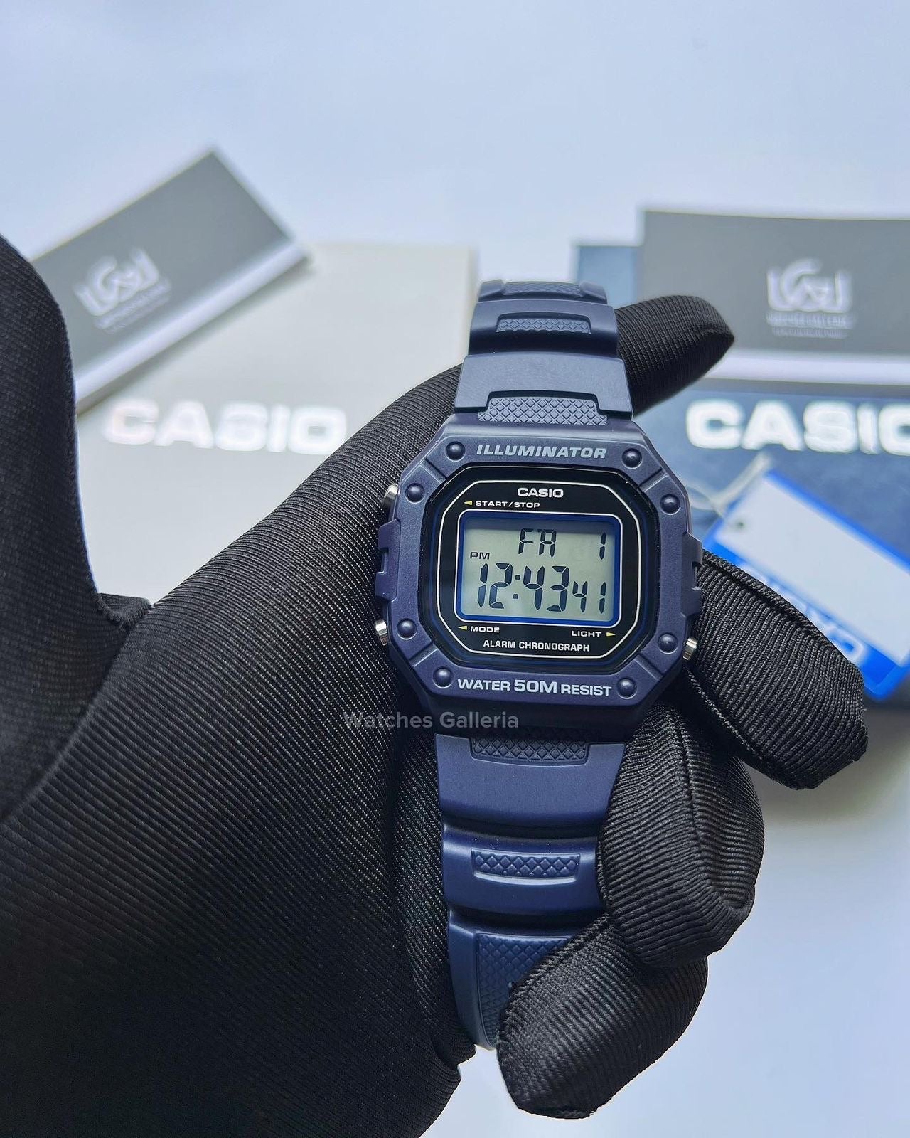 Casio Digital Watch (Blue) W218H