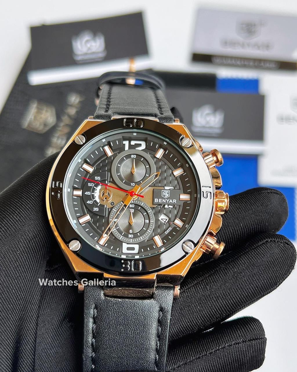 Benyar Chronograph Quartz (Black Gold) BY5151