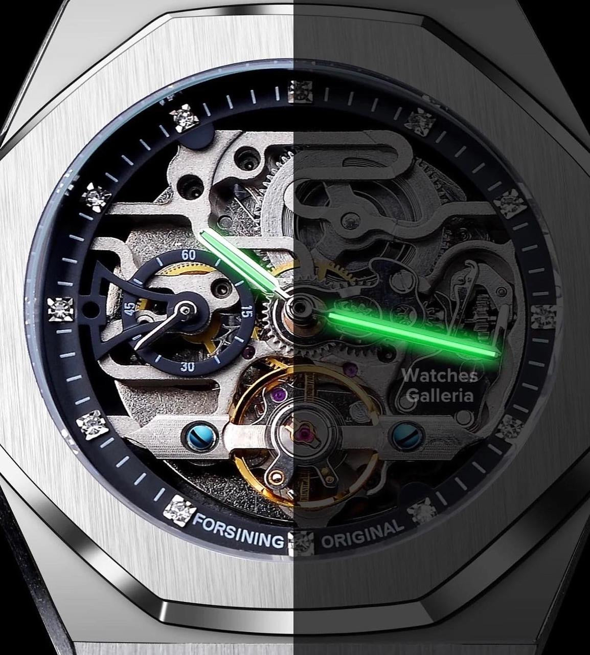 Forsining Royal Oak Skeleton Automatic (Silver) TM375G