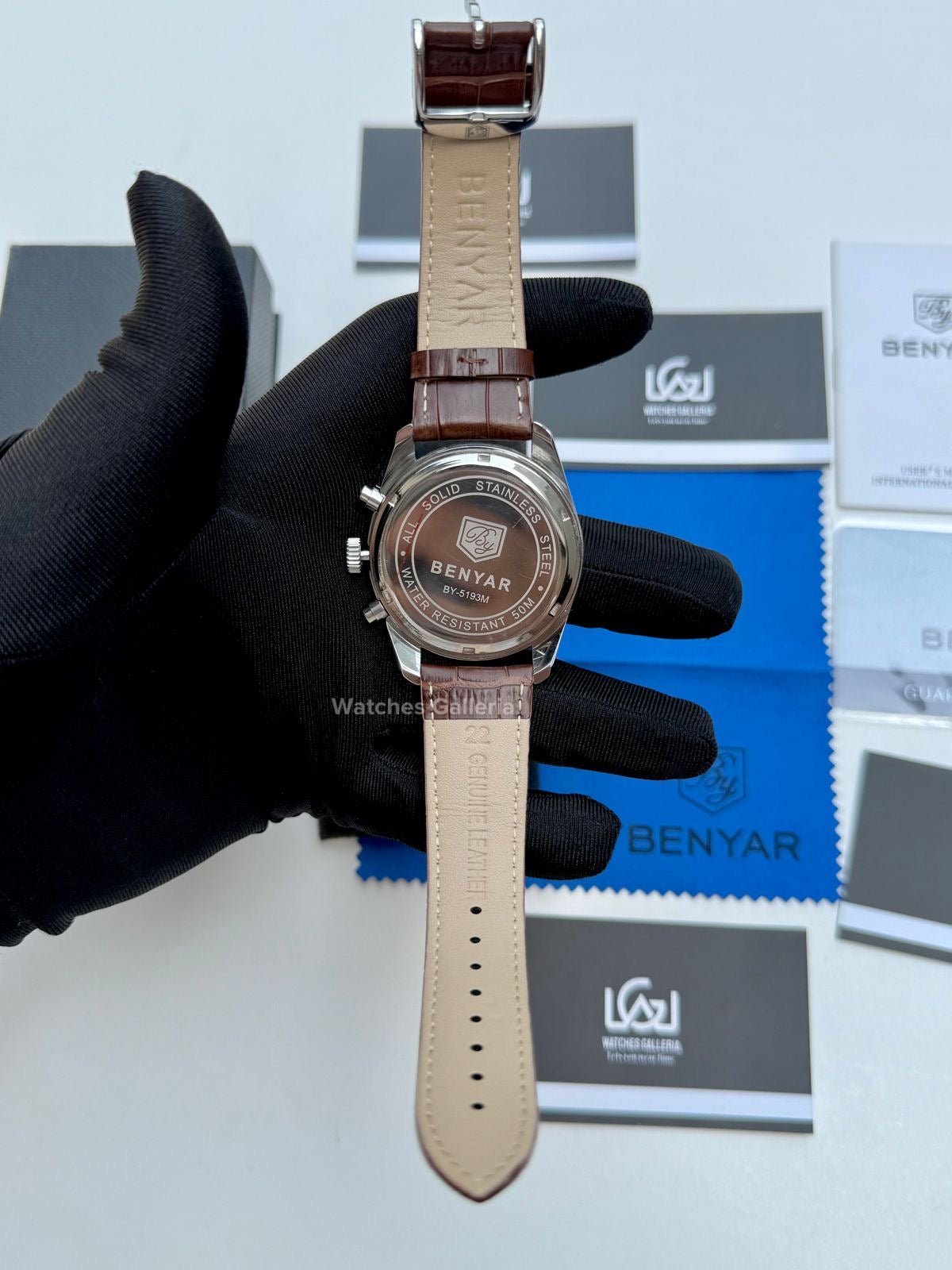 Benyar Classic Moonphase Quartz (Brown) BY5193 Watches Galleria