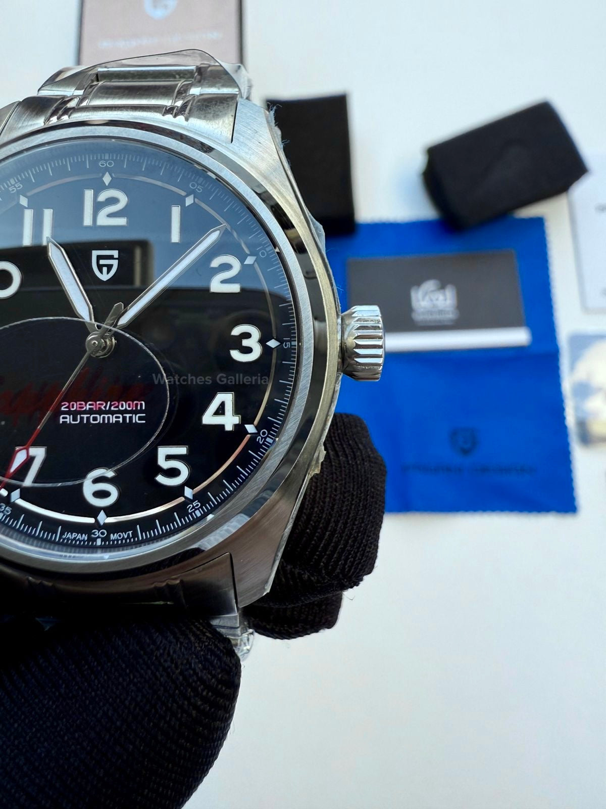 Pagani Design Spirit Pilot Automatic (Black) PD1717 Watches Galleria