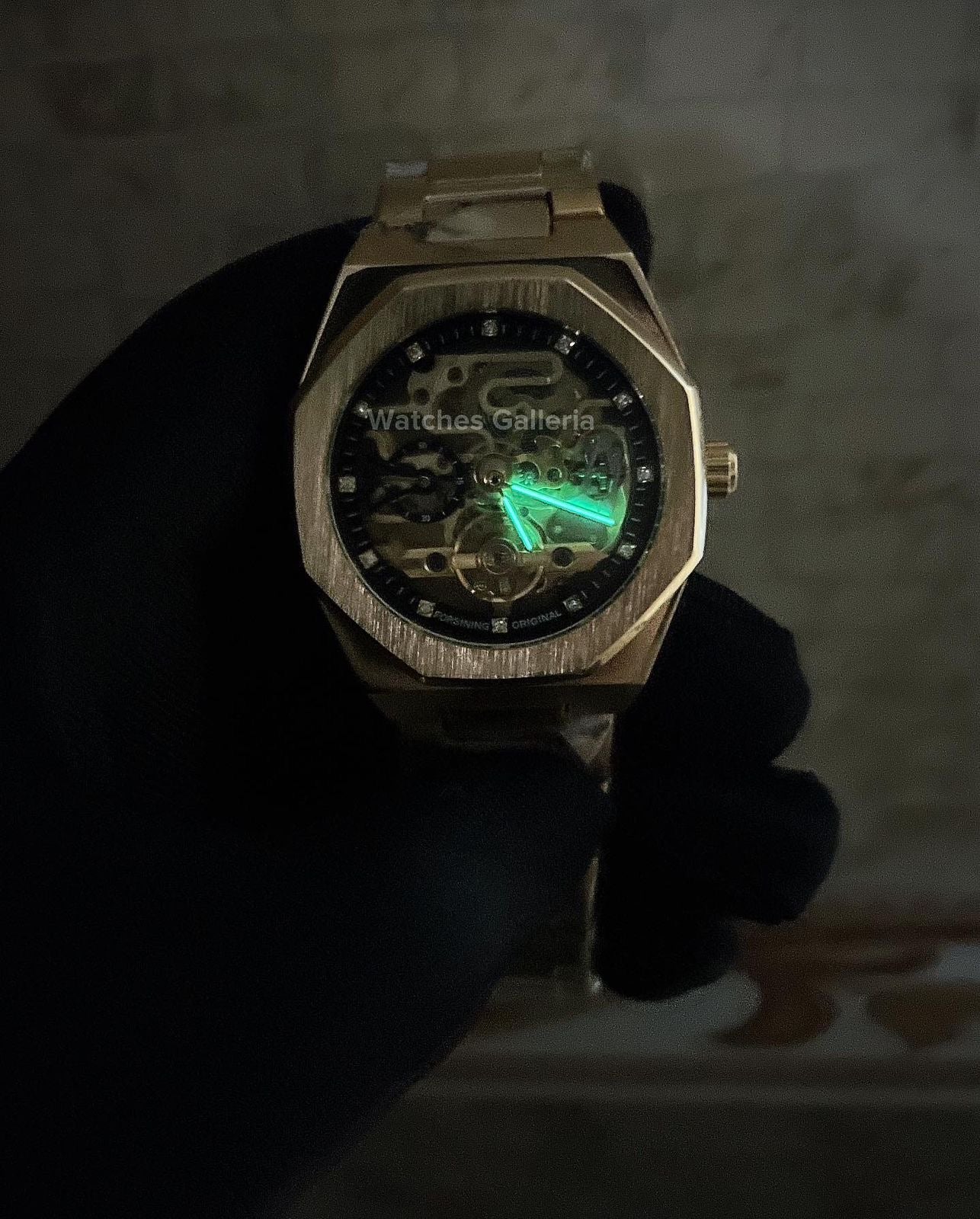 Forsining Royal Oak Skeleton Automatic (Gold) TM375G