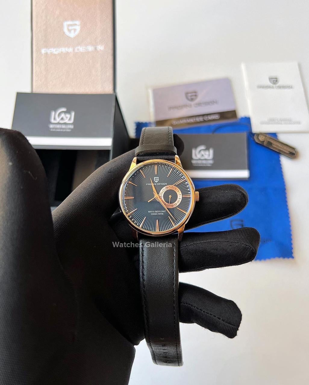 Pagani design Cocktail Time Quartz (Black/Gold) PD1654