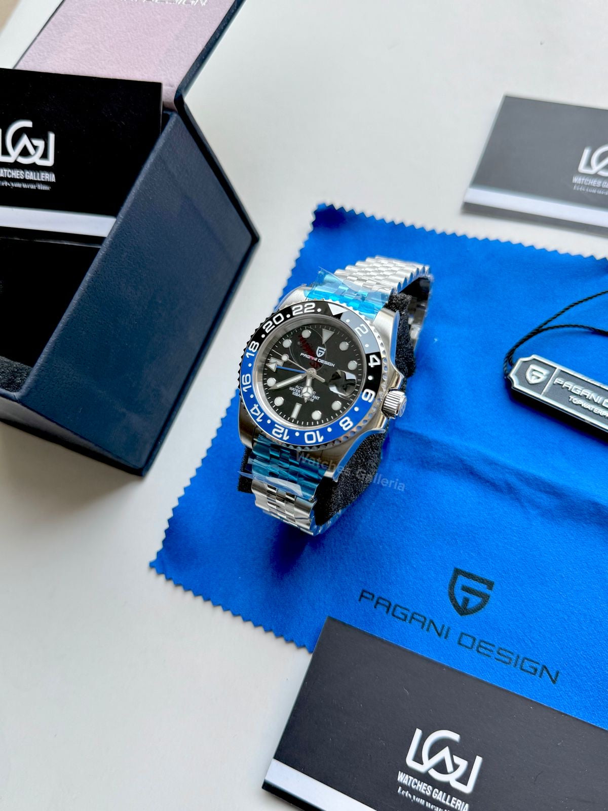 Pagani Design GMT Master II Automatic (Batgirl) Pearl DG5833 PD1662