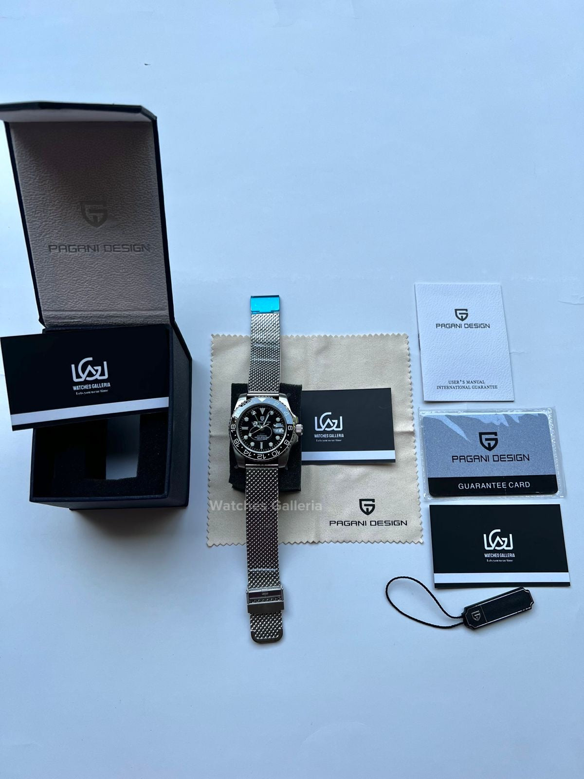 Pagani Design GMT Master I Automatic Watch (Exclusive Mesh Bracelet) PD1662 Watches Galleria