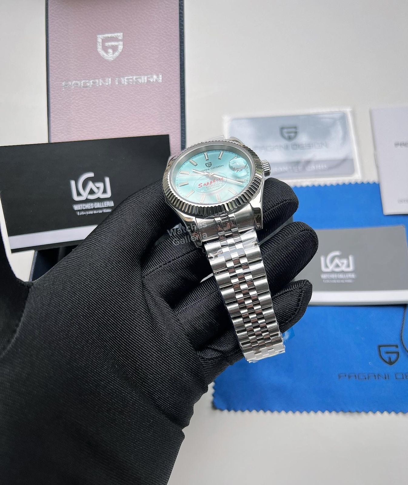 Pagani Design DateJust Automatic (Ice Blue) PD1645