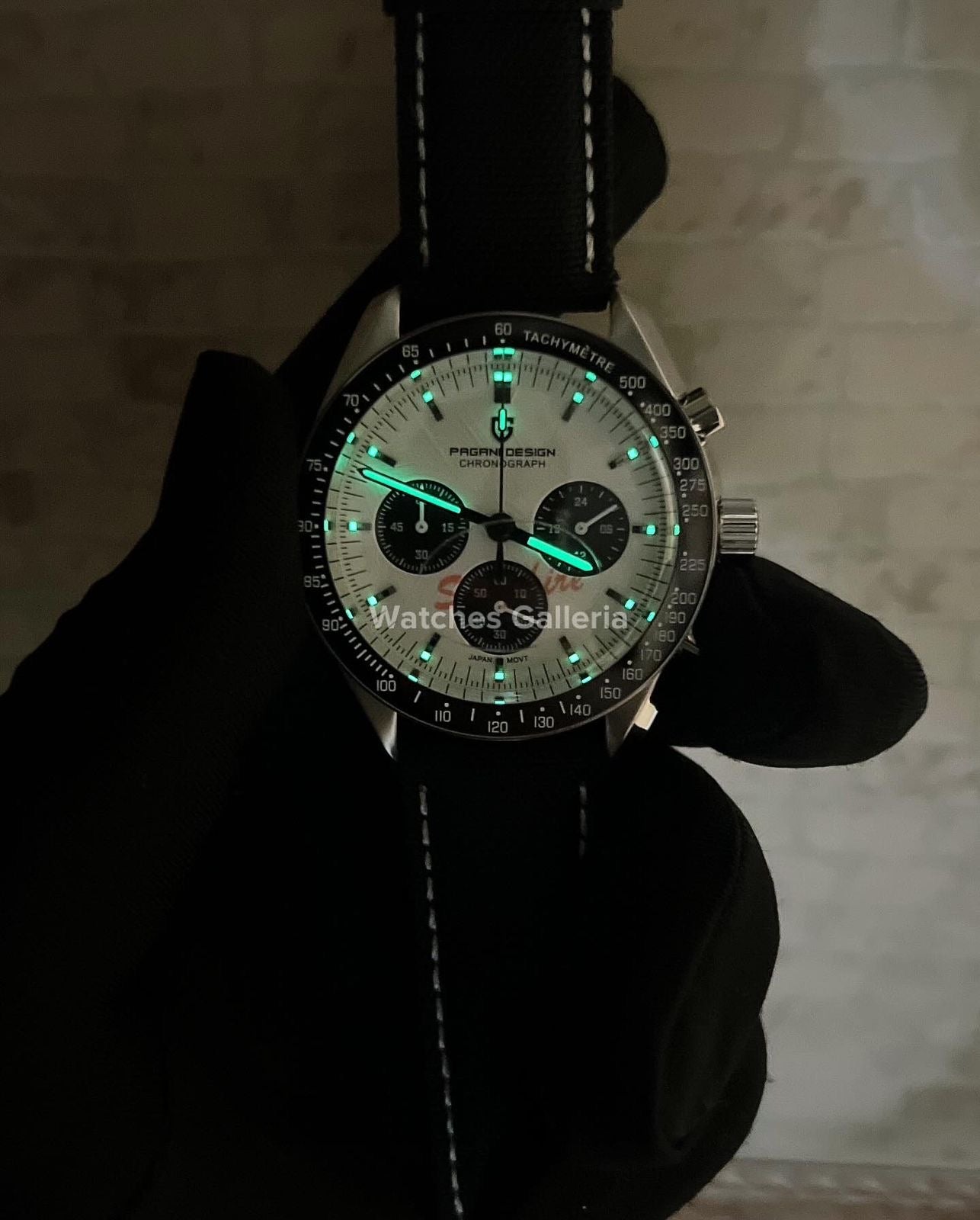 Pagani Design Speedmaster Moonwatch Black Quartz (Canvas Exclusive) PD1701 Watches Galleria