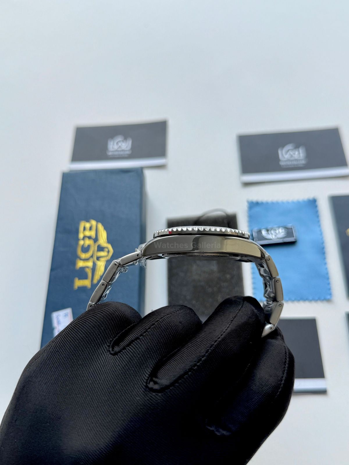Lige Submariner Smurf Quartz Lige10045 Watches Galleria © Copyrights All Right Reserved