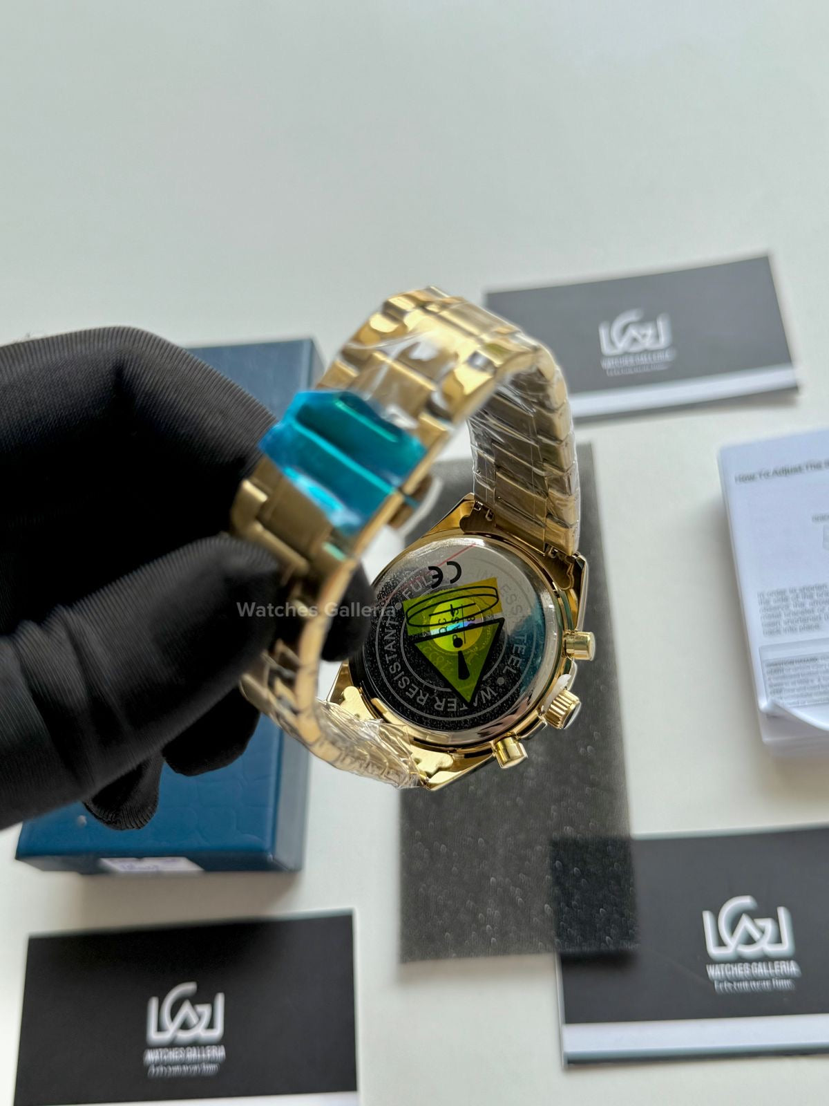 Lige Speedmaster Quartz (Gold/Black) lige89137 Watches Galleria