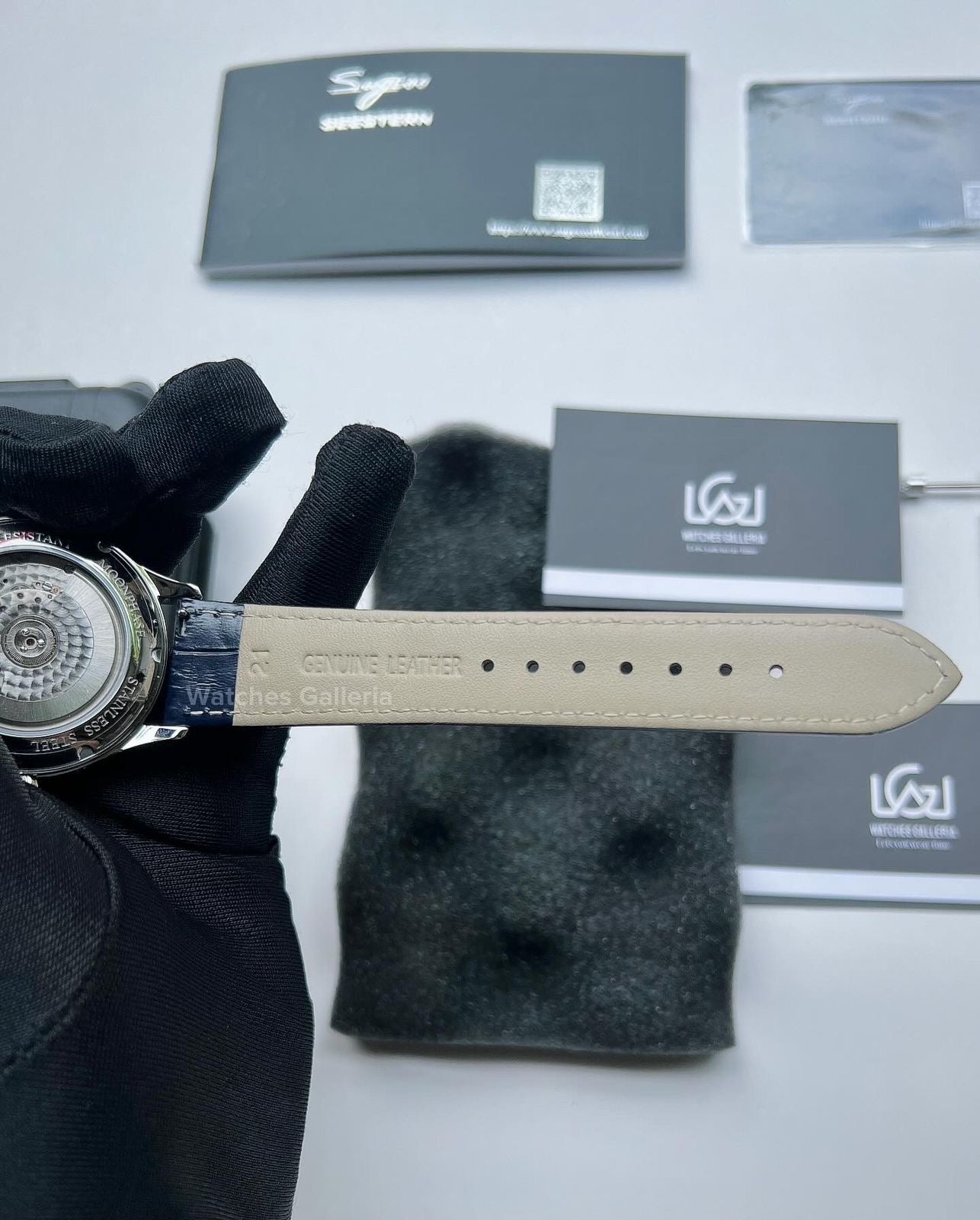 Sugess Moonphase Automatic (Blue) S401B Watches Galleria