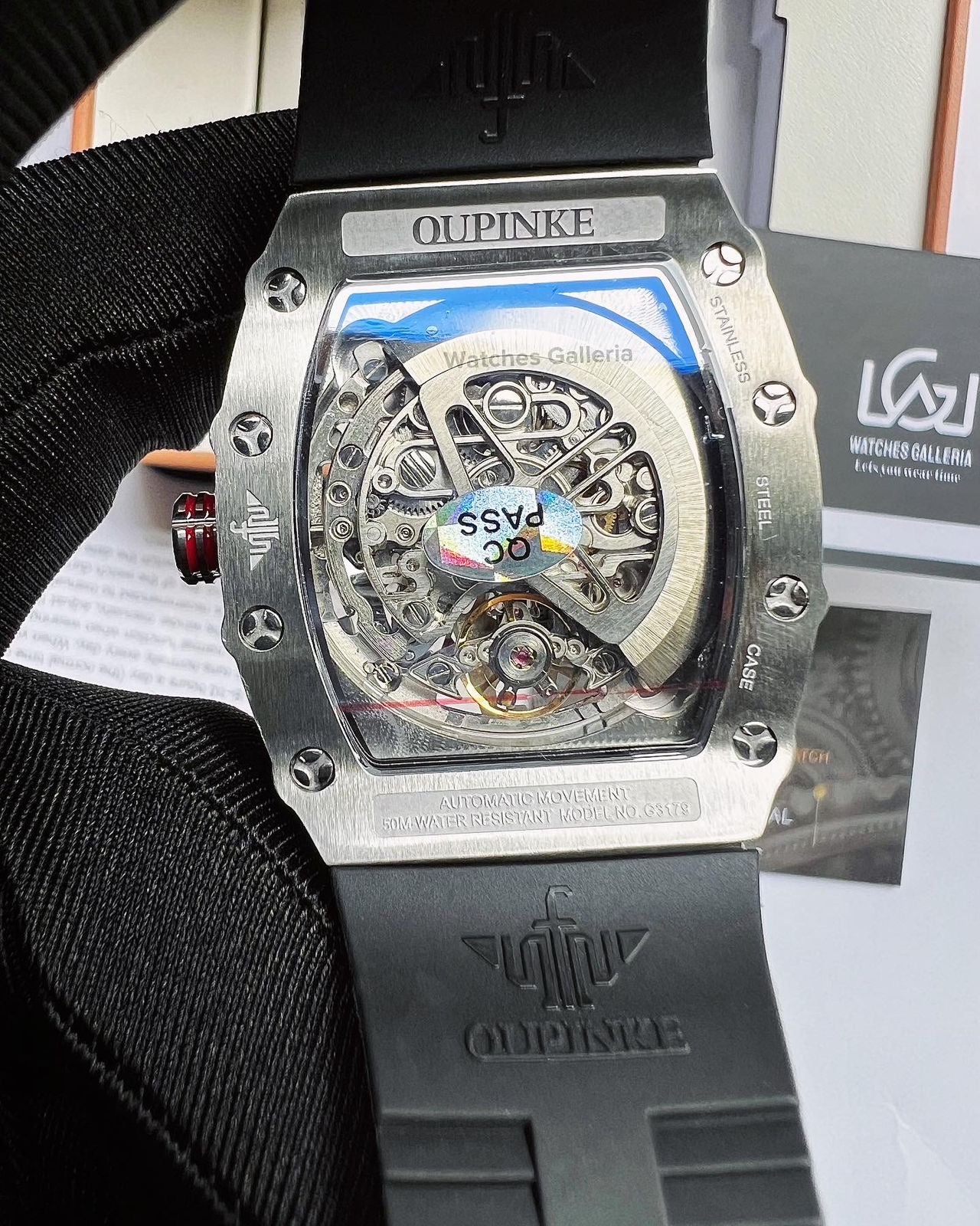 Oupinke Tonneau Skeleton Automatic (Silver/Black) Oupinke3179