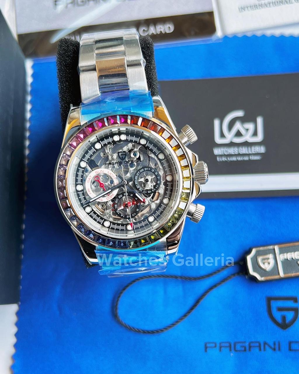 Pagani Design Rainbow Skeleton Automatic PD1653