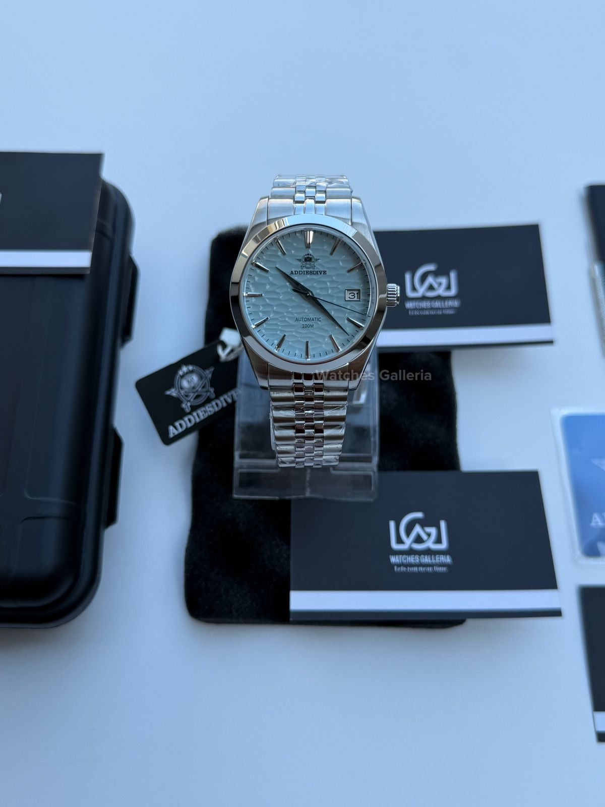 Addiesdive Omiwatari (Ice Blue) Japan Automatic Movement AD2118 Watches Galleria